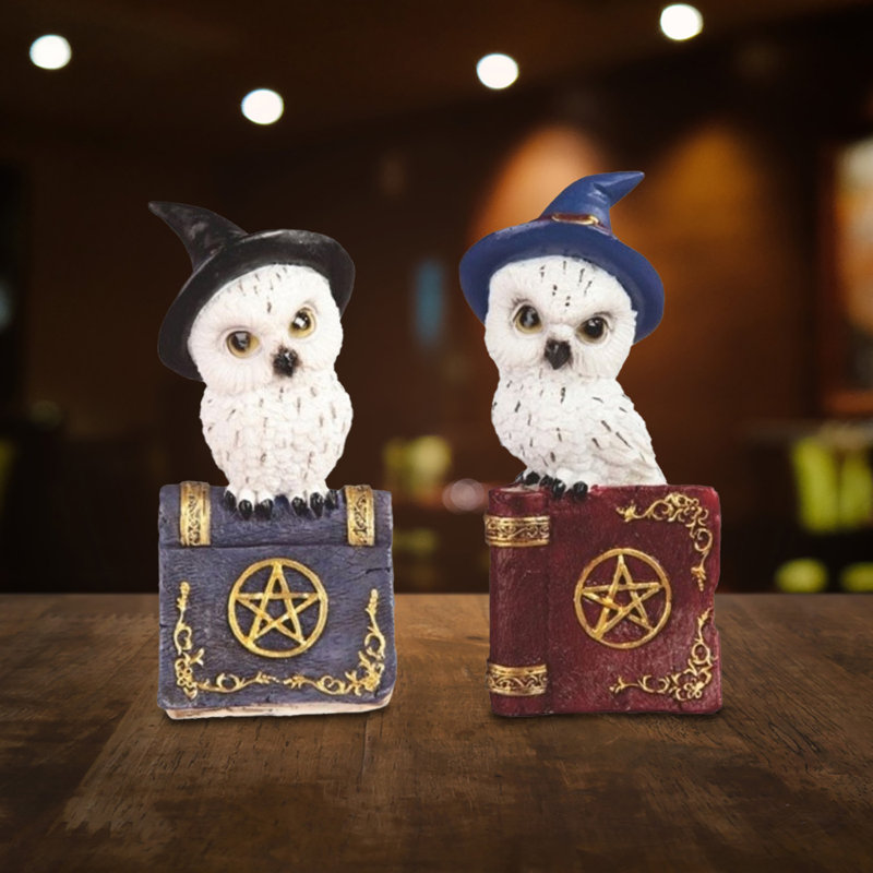 Figurine 2 pièces H-Hibou 2 pièces