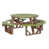 Kiwi Green Top/Antique Mahogany Base selected
