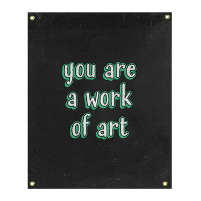 Tapisserie en polyester tableau noir quot