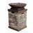 Newcastle Square Polyresin Propane Smokeless Fire Column