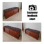 Banc rembourré en noyer clair-1499153998