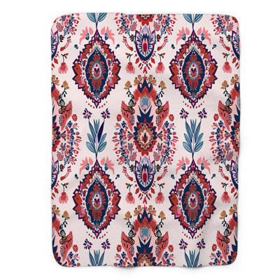 Couverture bohémienne Rhapsody - 1 pièce Sherpa Premium