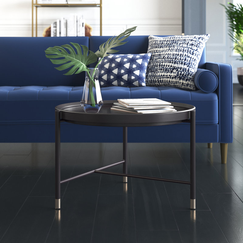 Fretwell Solid Wood Top Coffee Table