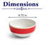 Bol en porcelaine de qualité supérieure Twister-Red | Bol non empilable Prime | Va au micro-ondes et au lave-vaisselle-1519315435