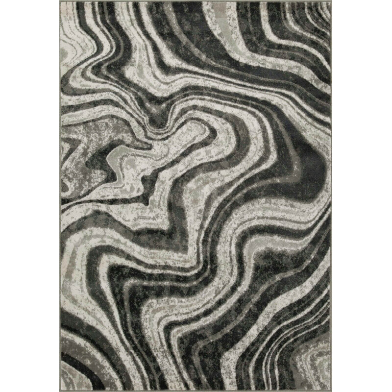 Tapis intérieur / extérieur en laine Atiyana, Rectangle 8 pi x 11 pi