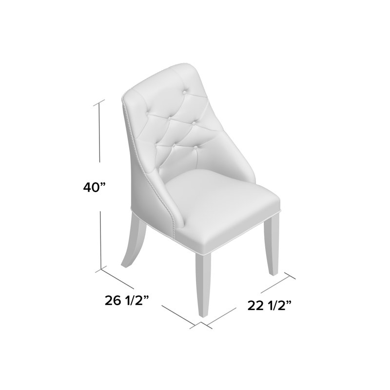 Chaise d'appoint à oreilles Izora
