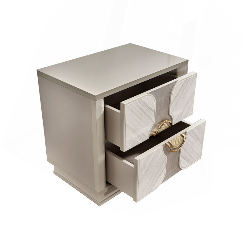 Table de chevet 2 tiroirs Eternity