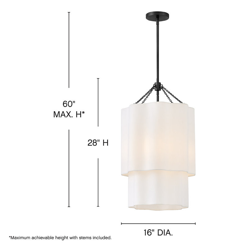 Gwen 4 - Light Pendant, Black