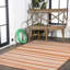 Tapis orange / crème Clarisa-69807538