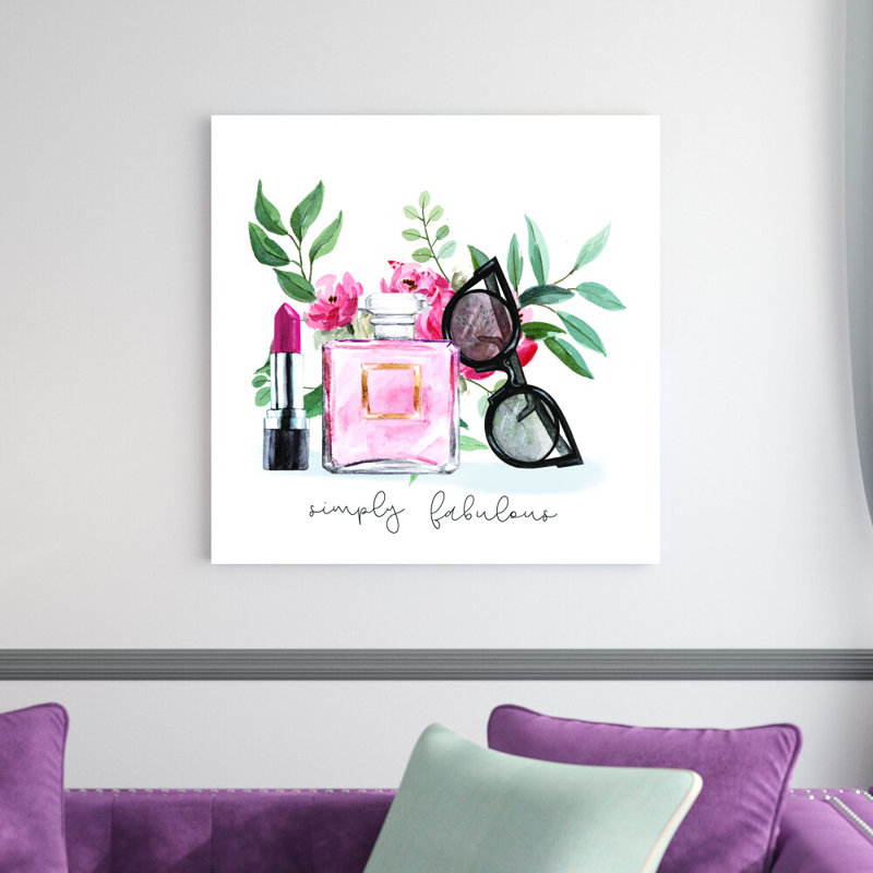 «Simply Fabulous Fashion», reproduction d'art sur toile tendue, H 30 po x l 30 po