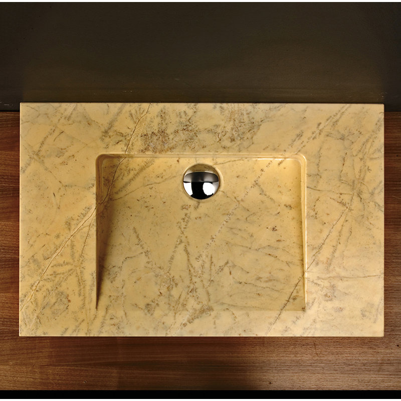 27.62'' W Single Stone Vanity Top, Amarillo Triana, 0 Hole