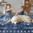 Boho Machine Washable Rug with Rubber Backing for Living Room Non-Slip Dining Room Rug Easy-Cleaning Floor Carpet for Bedroom Office Playroom_OKPHO_338N_Geometric_Blue-1758968223