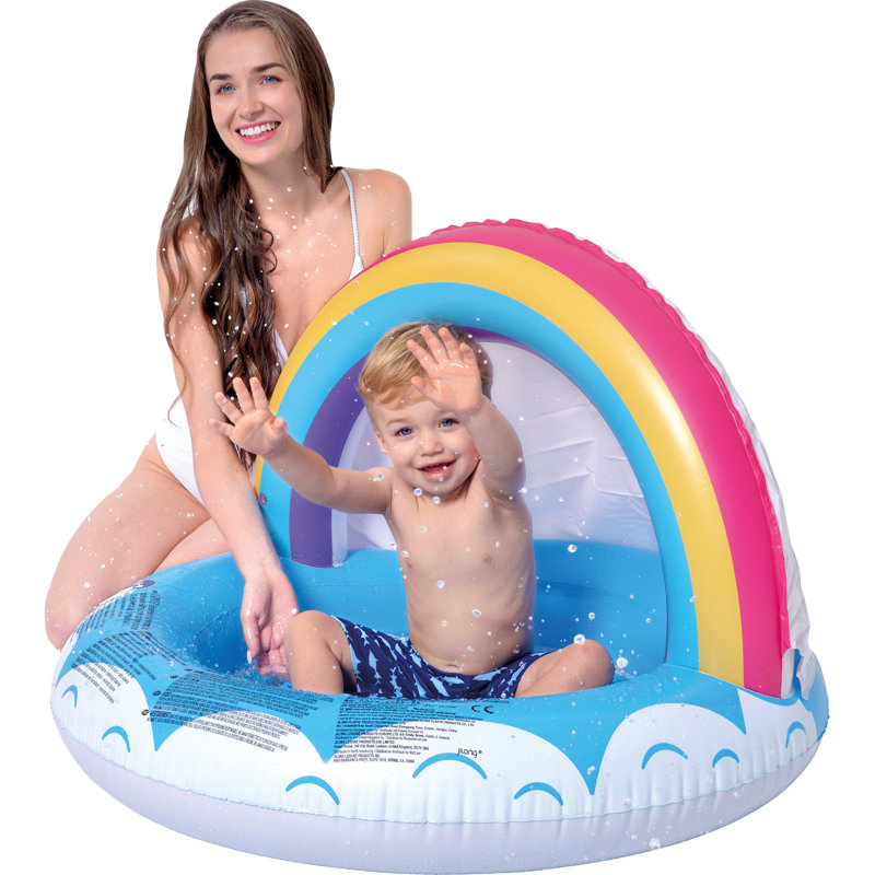 Piscine gonflable arc-en-ciel pour bébé 37 "