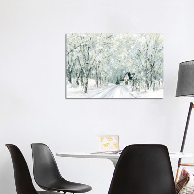 Christmas Lane 1 Piece Painting on Canvas