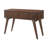 Storage Sofa Table Walnut Finish