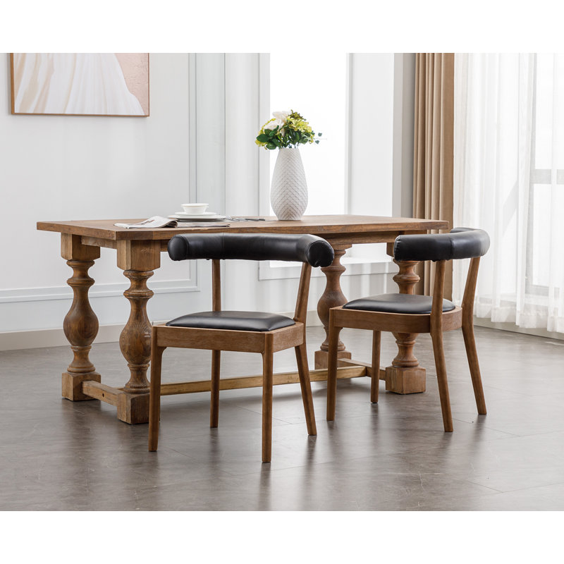 Chaise d'appoint Janosh, Noir