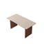 with Solid Wood Base Dining Table-1780232058