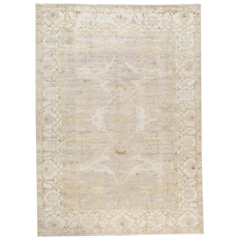 Wool Oriental Area Rug, Rectangle 9' x 12'