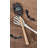 Tovolo Spatulart Bone Appetit Silicone Spatula with Wood Handle