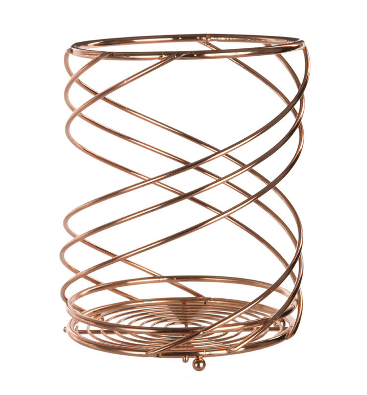 Coppedge Metal Round Utensil Crock