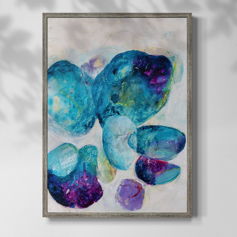 Aegean Dream II Framed Print - Solid Wood, 11" H x 9" W