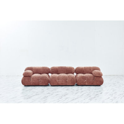 Gylfi Upholstered 114'' Reclining Sofa
