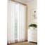 Textured Sheer Dove White Curtain Panel-48034767