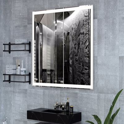 Miroir d'appoint 60 x 40 pouces pour salle de bain