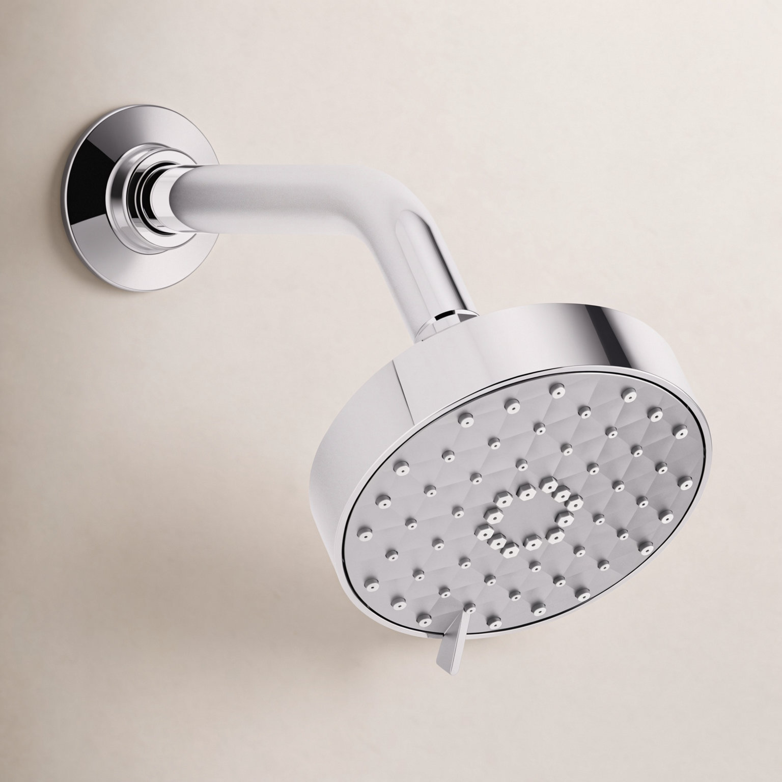 Awaken G110 Full/Standard Low Flow Shower Head 2.0 GPM, Polished Chrome
