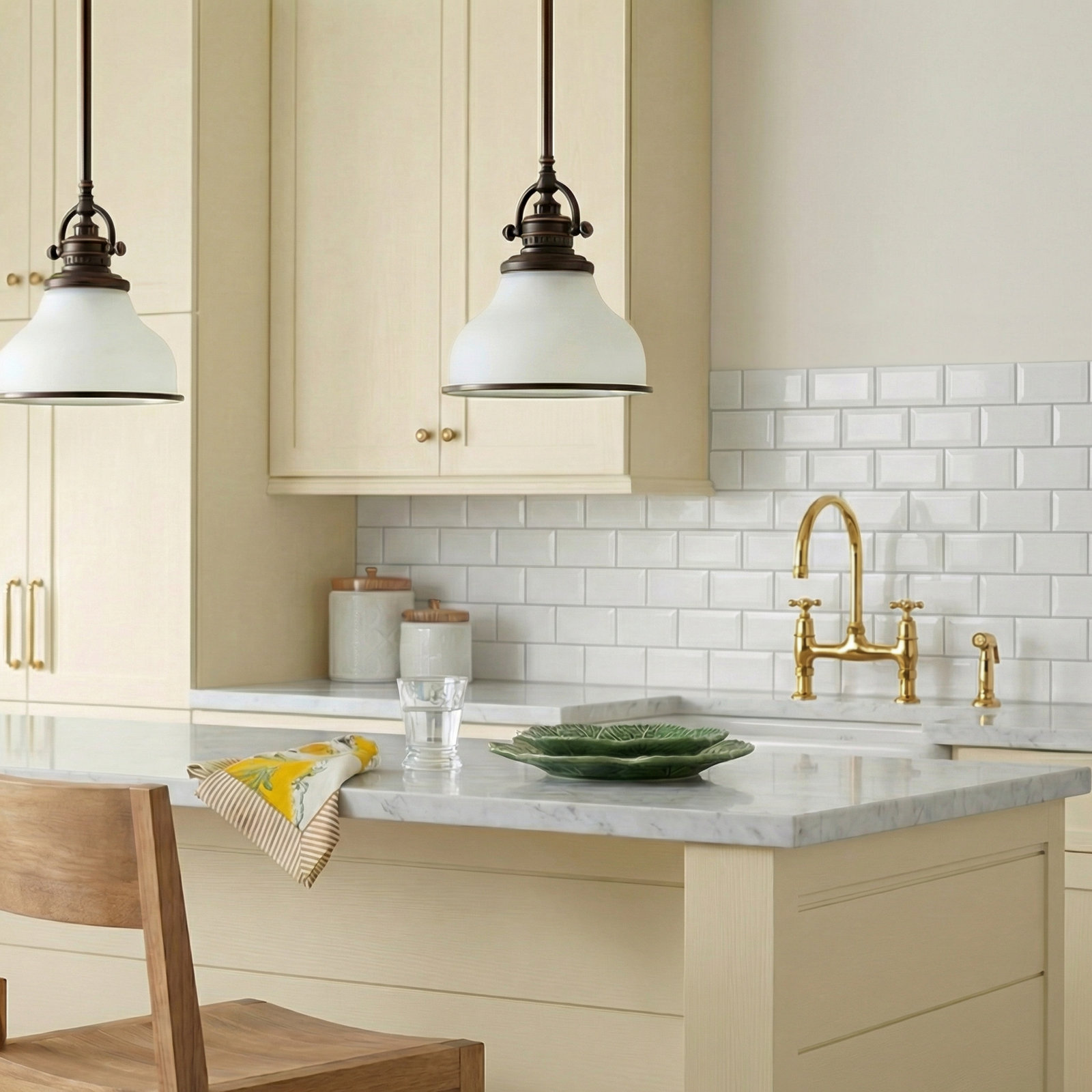Maybery Dimmable Dome Single Light Pendant, Palladian Bronze, 9.5" H x 8" W x 8" D, Opal Etched Glass