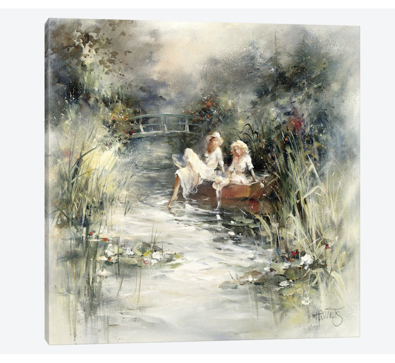 « springshine », reproduction sur toile, H 12 po x l 12 po x P 0,75 po