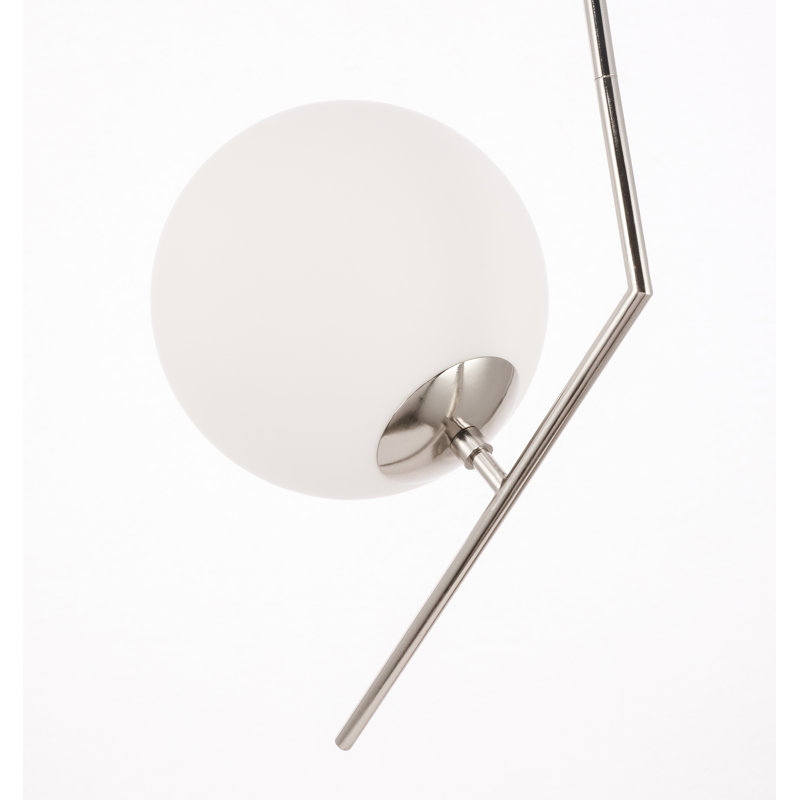 Suazo 1 - Light Single Pendant, Frosted, Chrome