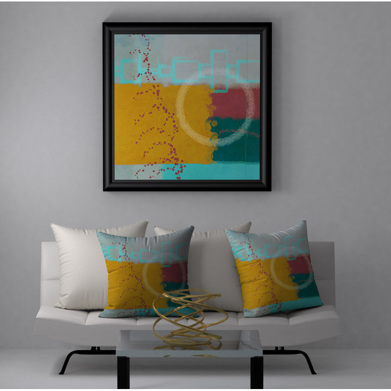 Reversible Throw Pillow, 24" x 24"