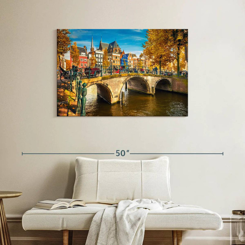 Pont Sirci à Amsterdam, H 26 po x l 39 po