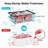 Freezer Organizer Bins - 4 Pack Stackable Deep Freezer Organizer Bins for 5 Cu.Ft