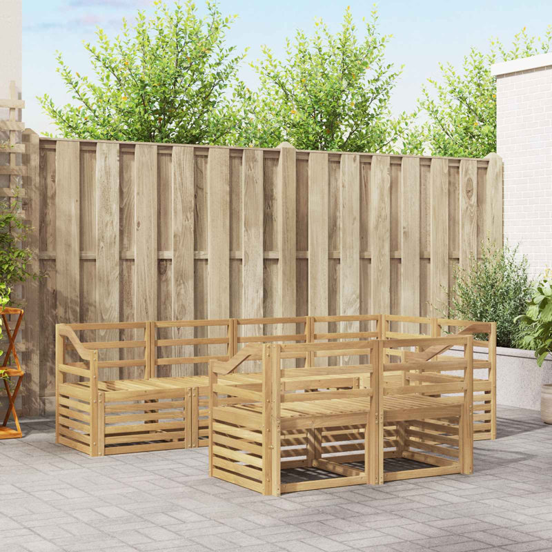 245cm Wide Patio Sectional Set