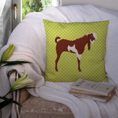 Jamnapari Goat Throw Pillow