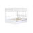 Full Over Full Rubber Wood Convertible Bunk Bed with Twin Trundle, Ladder & Guardrails-327504146