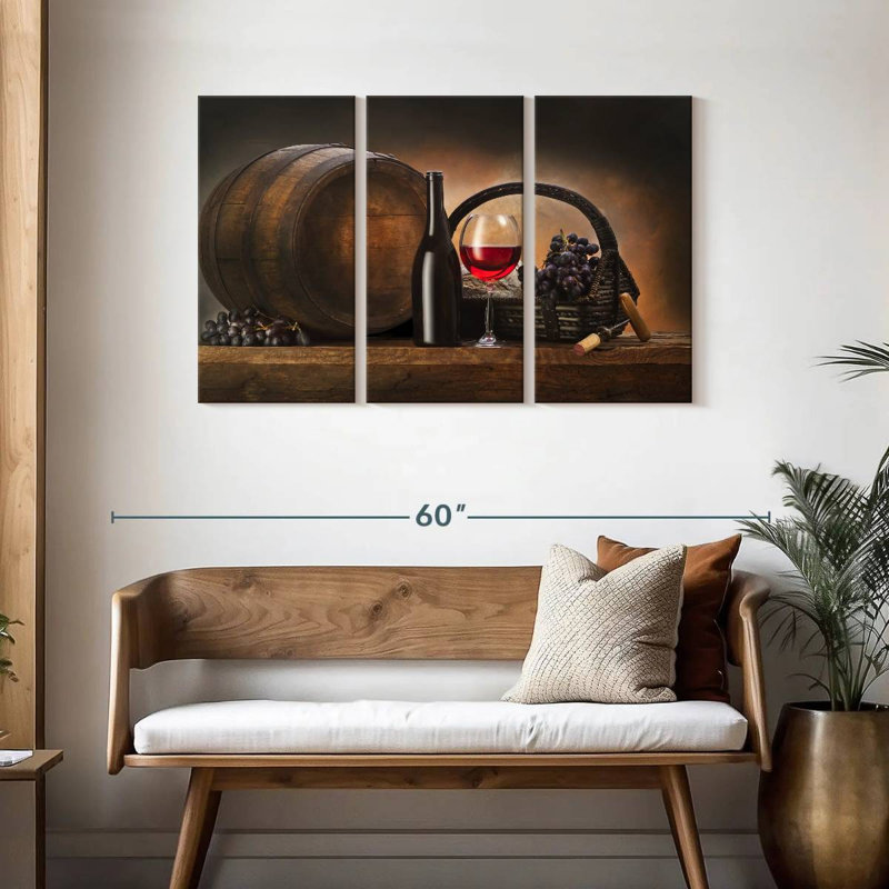 Baril de vin rouge Yarlin, H 28 po x l 45 po