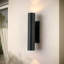 Applique murale industrielle cylindrique d'extérieur 2 lumières avec verre imperméable Tuboro-2022827223