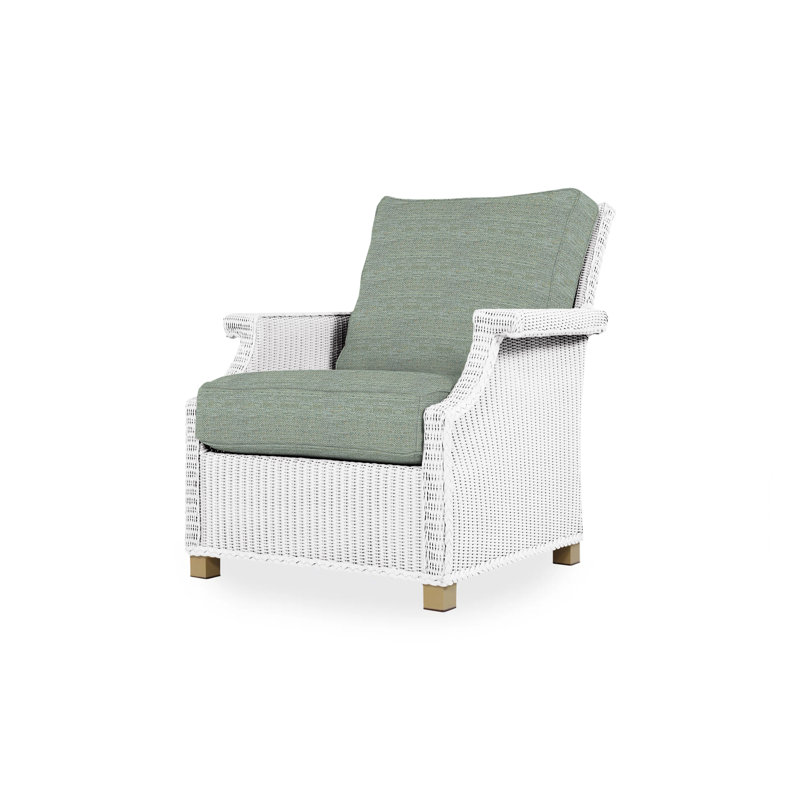 Hamptons Outdoor Lounge Chair, Cottage Pepper, White
