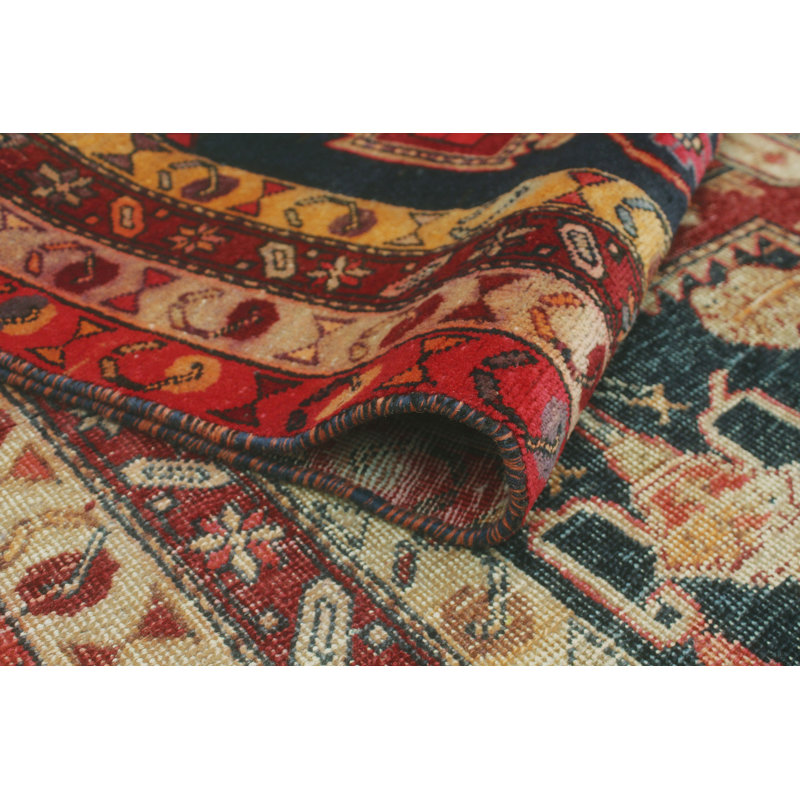 Semi-Antique Kojo Red Runner