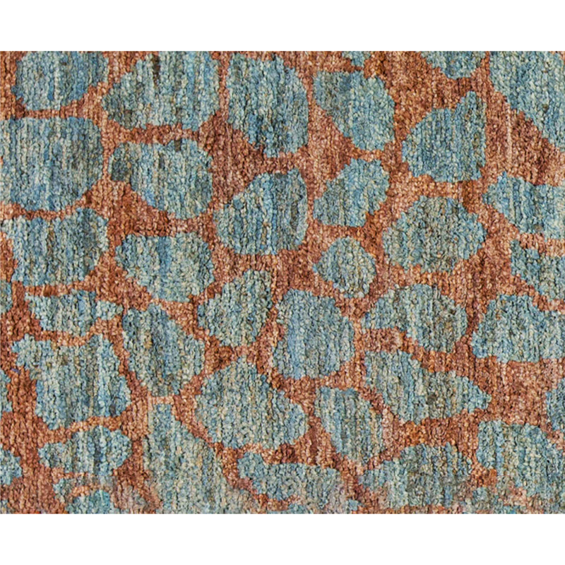 Hand-Knotted High-Quality Blue Area Rug