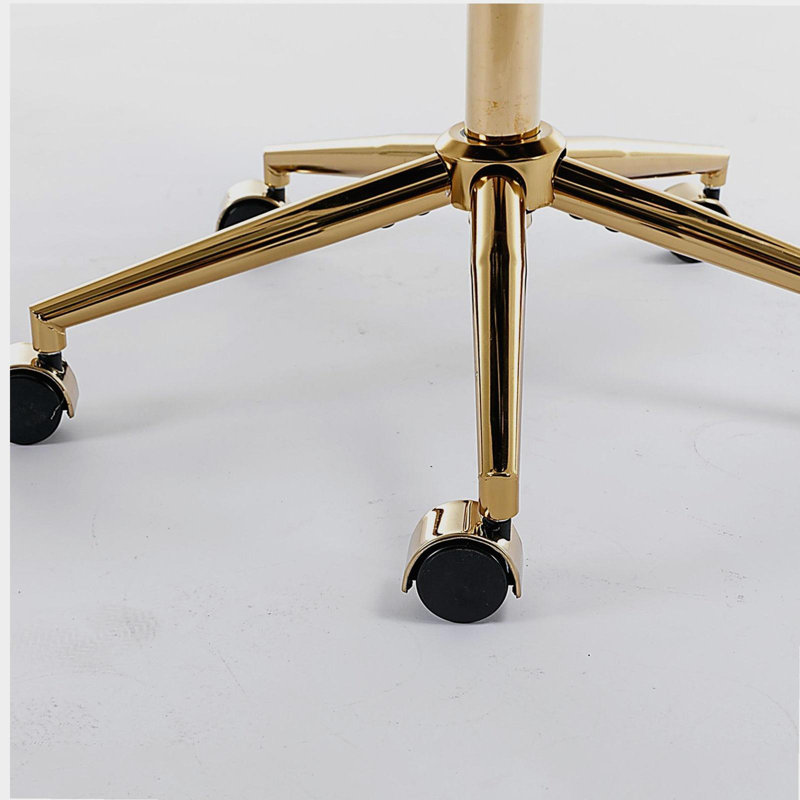 Office Chair,Artificial rabbit hair Home Office Chair with Metal Base,Adjustable Desk Chair Rotating Office Chair,Makeup Chair