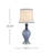Zeta Blue Table Lamp