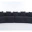 Canapé modulaire incurvé modulaire avec éponge à compression haute densité et revêtement en chenille pour des espaces de vie confortables-265051611