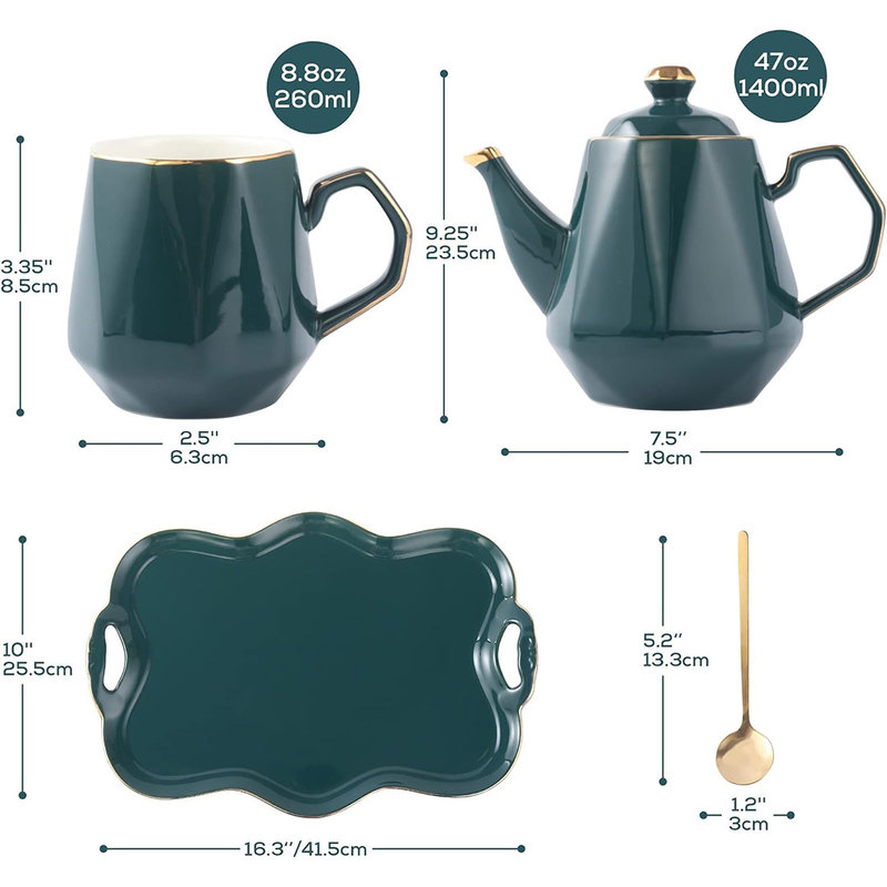 Mercer41 Heavenor 47oz. Teapot Set