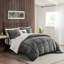 To Bed Bed - Édredon gris anthracite doux et élégant pour le lit, sensation luxueuse