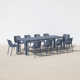 Farrah Rectangular 10 - Person Dining Set