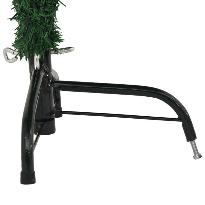 Arbre de Noël artificiel en forme de demi-cercle avec support PET, H 5 pi, Vert